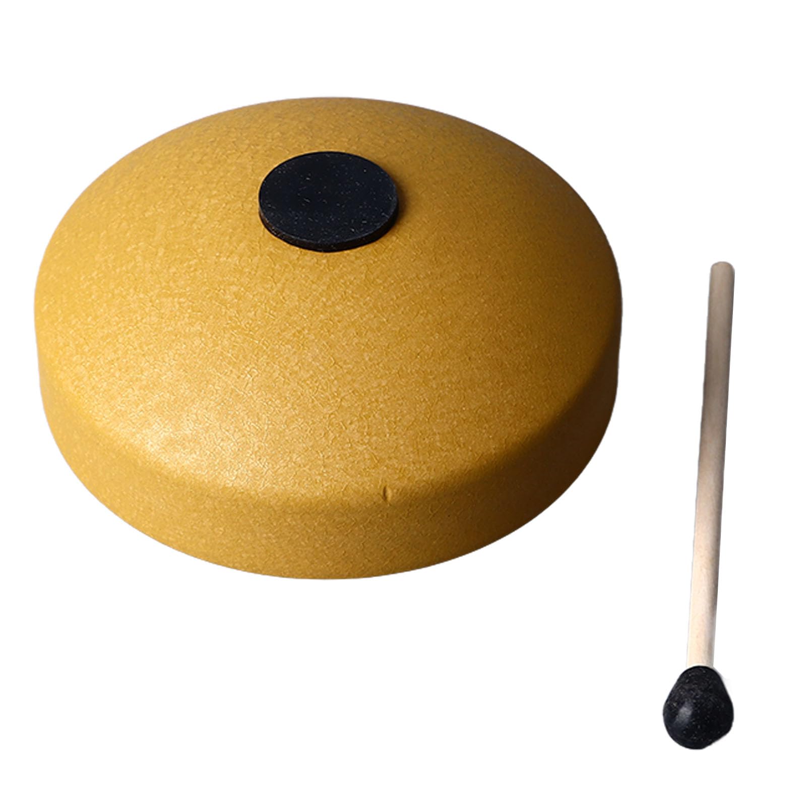 Zungentrommelinstrument aus Stahl, 11,4 cm, 8 Töne, C-Schlüssel, Karbonstahl, kleine Zungentrommel für Erwachsene, Kinder, Anfänger (Gold)