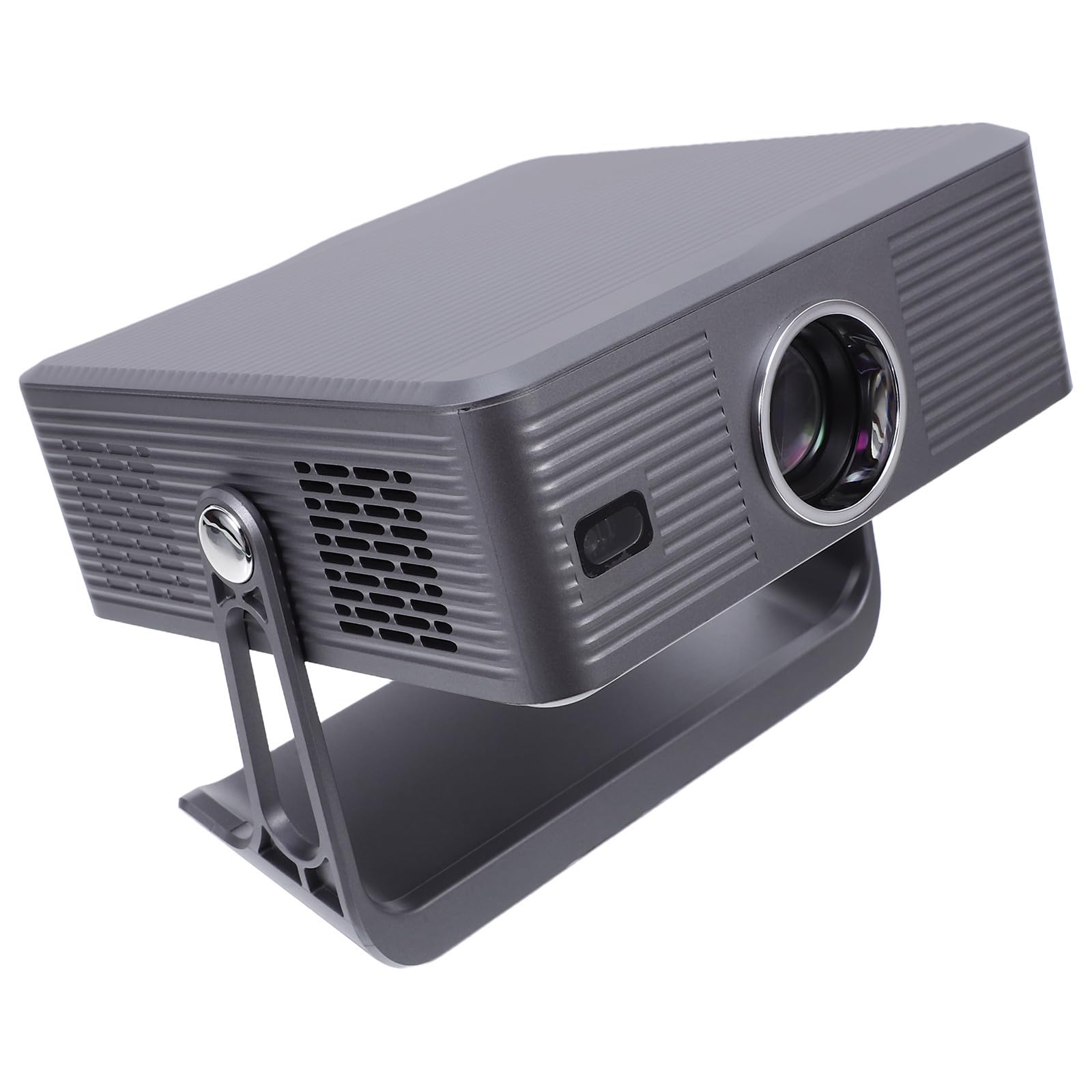 POPETPOP Mini Proiettore Portatile Full HD con Auto Focus e Stand Rotante Supporto Wifi Dual Compatibile USB Av Proiezione Interni Esterni e Soffitto