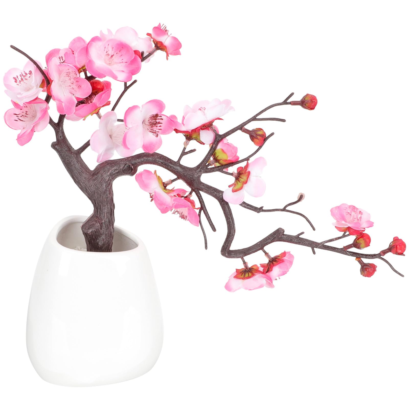 Plante décorative tissu et pot céramique haut de gamme Healvian