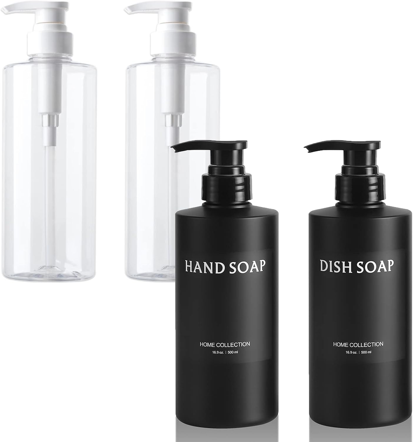 20 oz Hand Soap Dispenser 16 oz Plastic Pump Bottles with