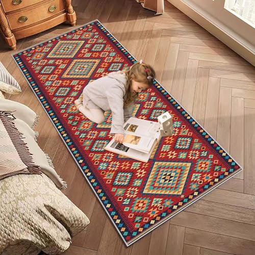 Tapis de passage long 50x120 cm antidérapant et lavable pour couloir - 7