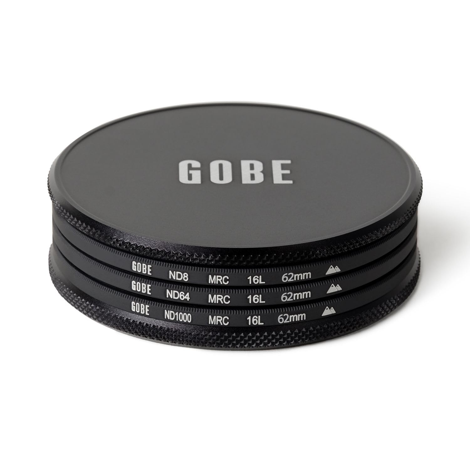 Gobe ND Filter Kit 62mm MRC 16-lagig: ND4, ND16, ND32