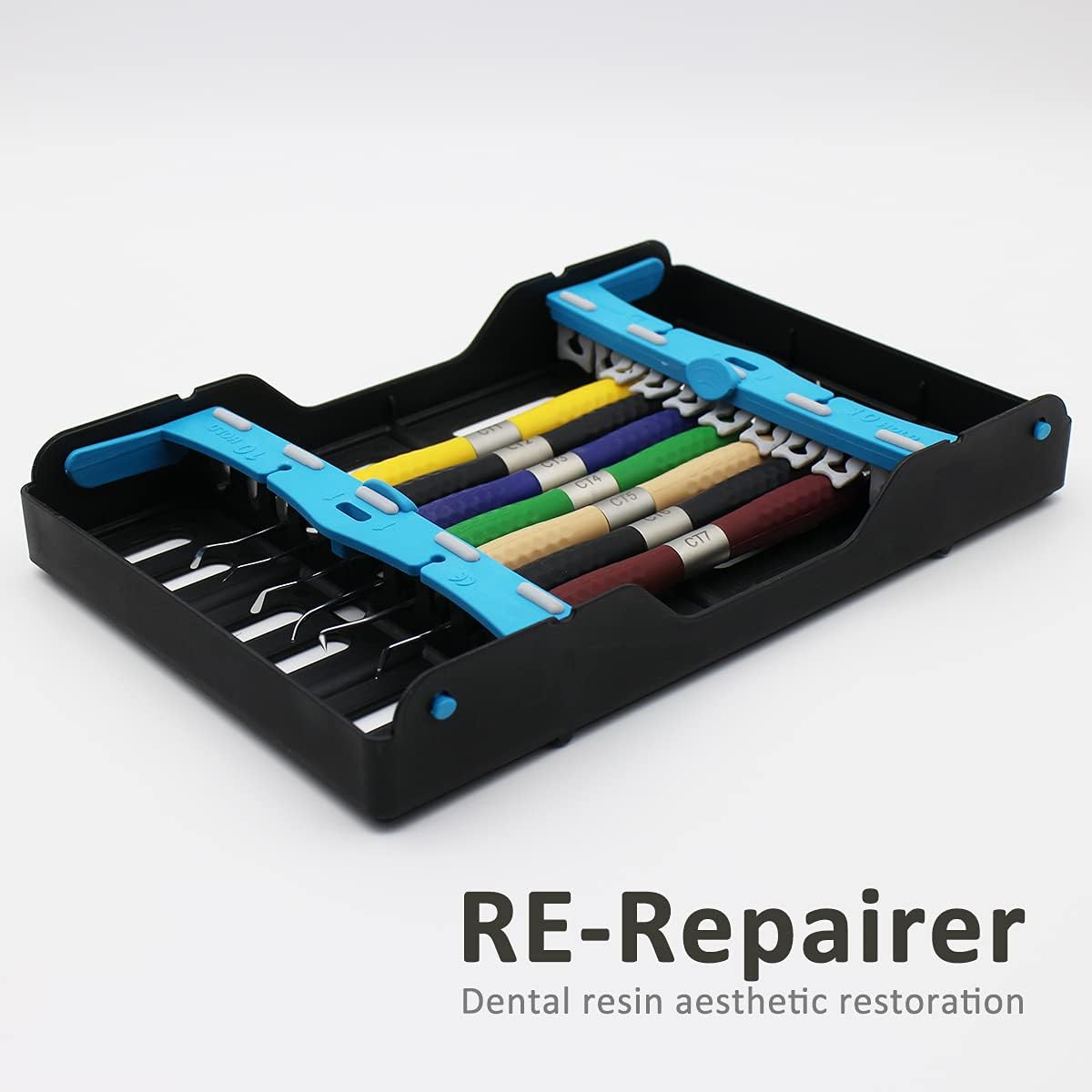 Dental Composite Filling Instruments Kit Restoration Placement Contouring 7 pcs in per Pack