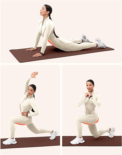 Miniatura 6 de BetterMe - Tapete de yoga extra grueso antideslizante para mujer, acolchado para entrenamientos en casa, estiramientos y yoga caliente, alfombrilla