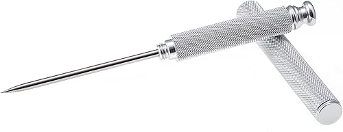 Palillo de hielo de acero inoxidable con cubierta de seguridad, herramienta de selección para romper hielo, mango antideslizante antideslizante para