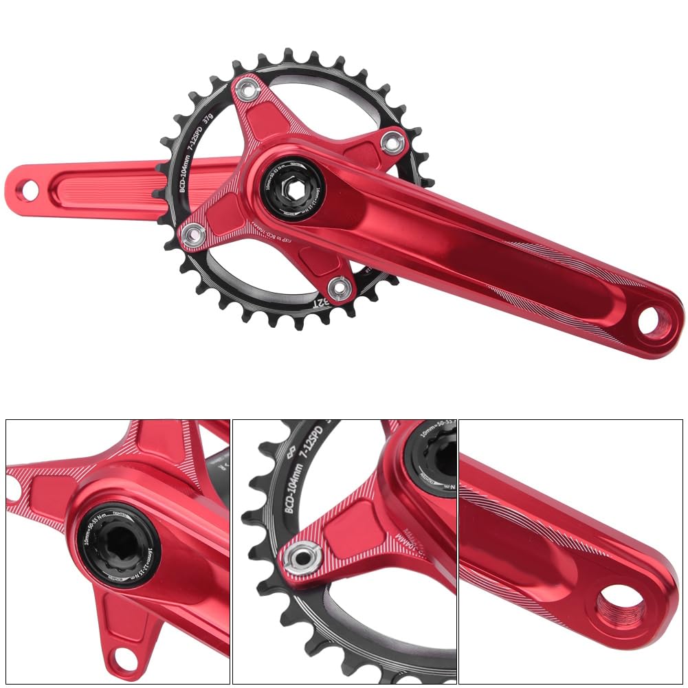 170mm 104BCD マウンテンバイククランク GXP アルミ合金 CNC クランク センターシャフト 32T プレート付き