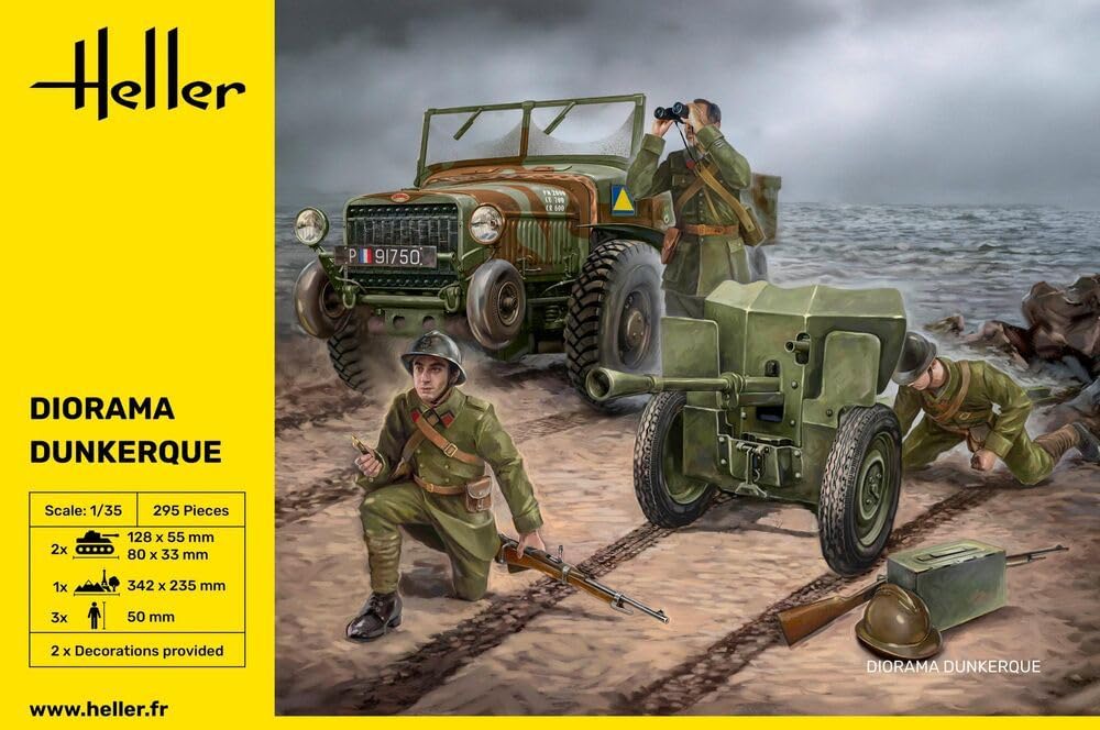 Heller HEL30326 Model kit, Unpainted, 1:35