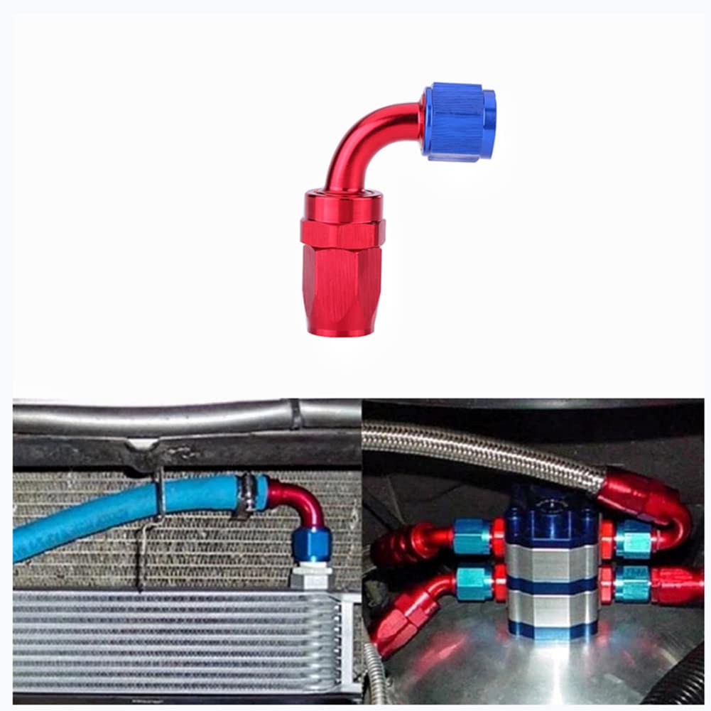 Raccords AN En Aluminium - Adaptateur Pour Refroidisseur D'Huile, Kit Garage & Course