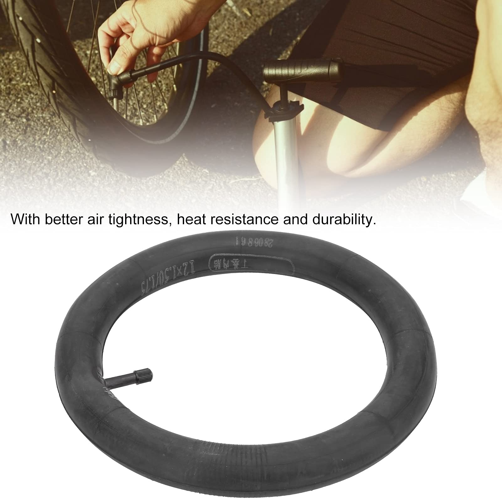 Fahrradschlauch 16x1,50-1,75 Zoll – Butylgummi, Schrader-Ventil, Für Rennrad & Mountainbike, Ca. 103 G, Luftdicht & Stoßdämpfend Fahrradschlauch 16x1,50-1,75 Zoll – Butylgummi, Schrader-Ventil, Für Rennrad & Mountainbike, Ca. 103 G, Luftdicht & Stoßdämpfend