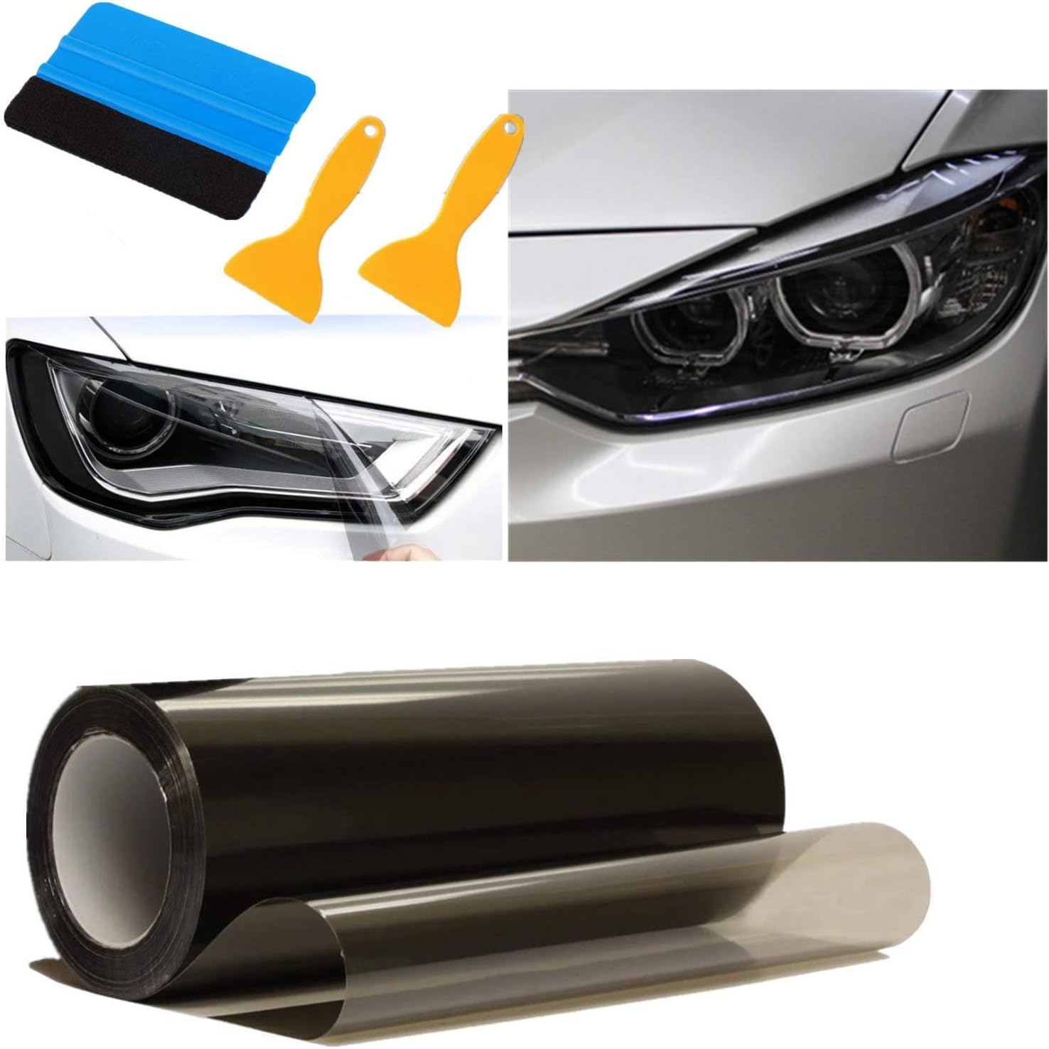 Guangyu Car Headlight Film,30cm*300cm Self Adhesive Car Light Film, for