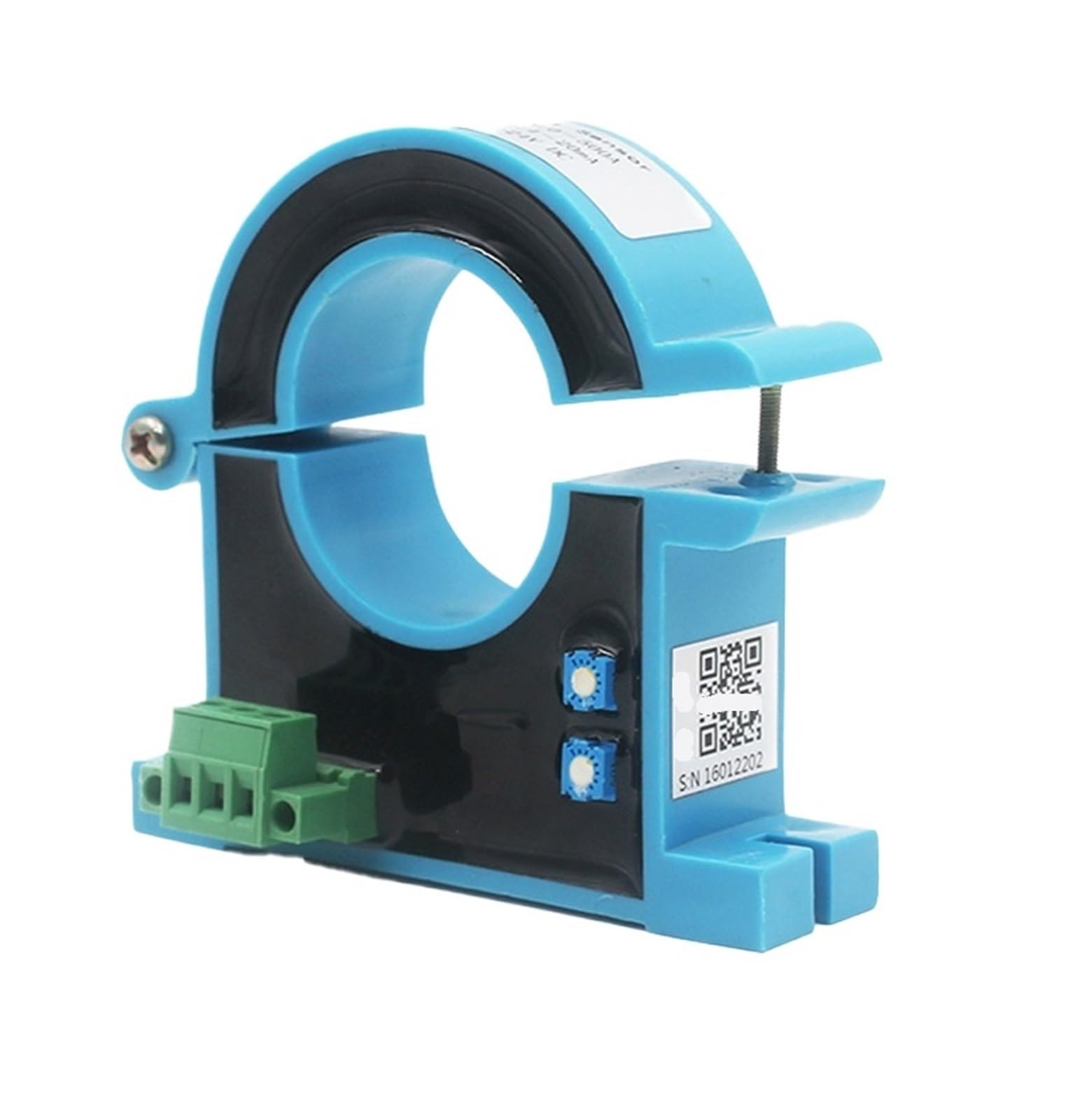 Split AC/DC Current Transmitter DC24V 0-600A-1500A to 4-20mA 0-10V 0-5V 50MM Hole Hall Effect Current Transducer Transmitter(Input AC 0-400A,0-10V)