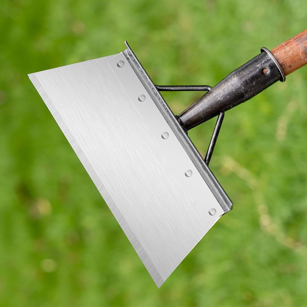 2 Pala Da Giardino Multifunzionale 21cm In Acciaio Manganese Con Guanti - Attrezzo Per Diserbo, Pulizia E Spalatura Neve