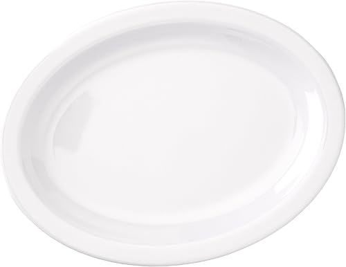 Miniatura 24 de Winco MMPR-6W - Plato redondo de melamina, 6.5 pulgadas, blanco (12 unidades), mediano Blanco,Beige Bronceado