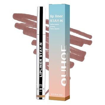 Lip Stain Peel off, Lip Stain Peel off Long Lasting, Waterproof & Transfer-Proof Natural Matte Finish Peel off Makeup, Infused with Vitamin E & Hyaluronic Acid Dark Brown
