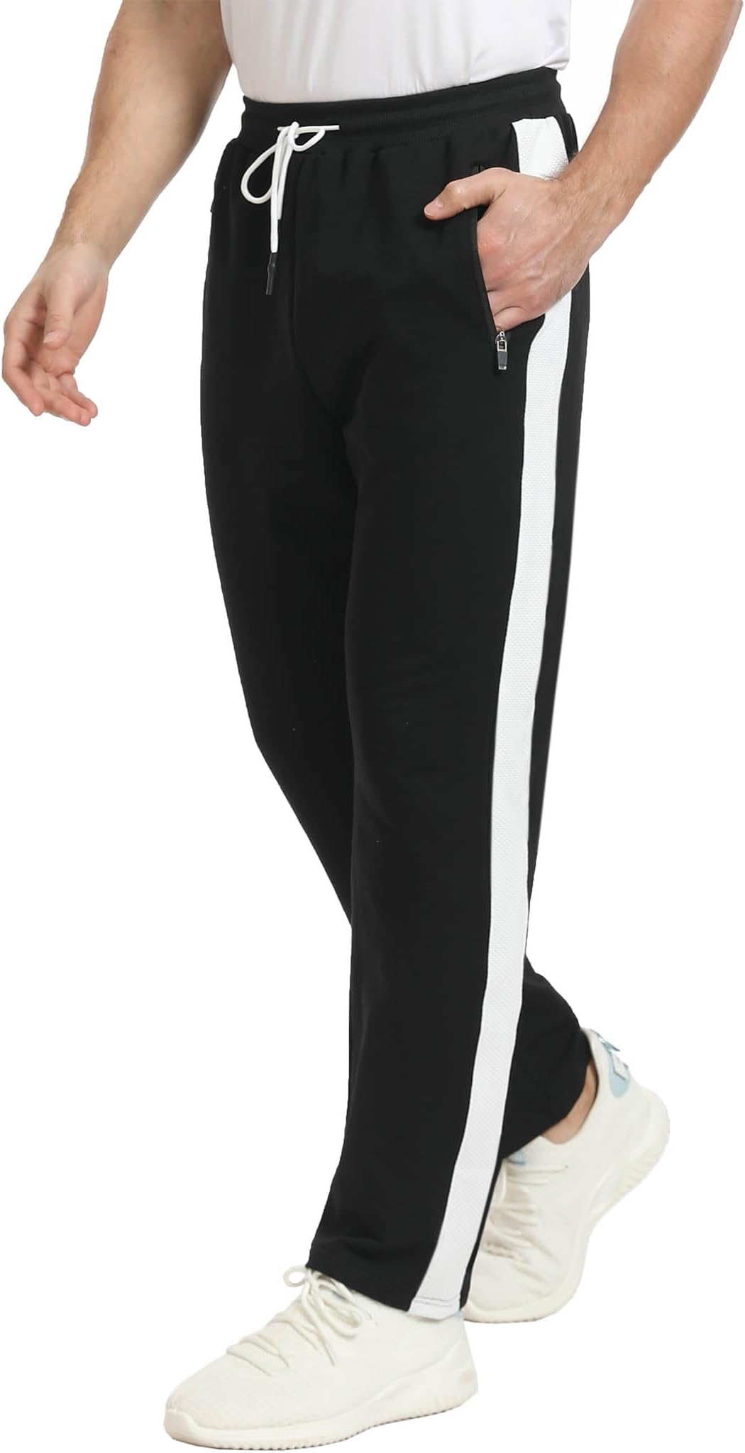 JustSunMens Tracksuit Bottoms Joggers Jogging Bottoms Zip Pockets
