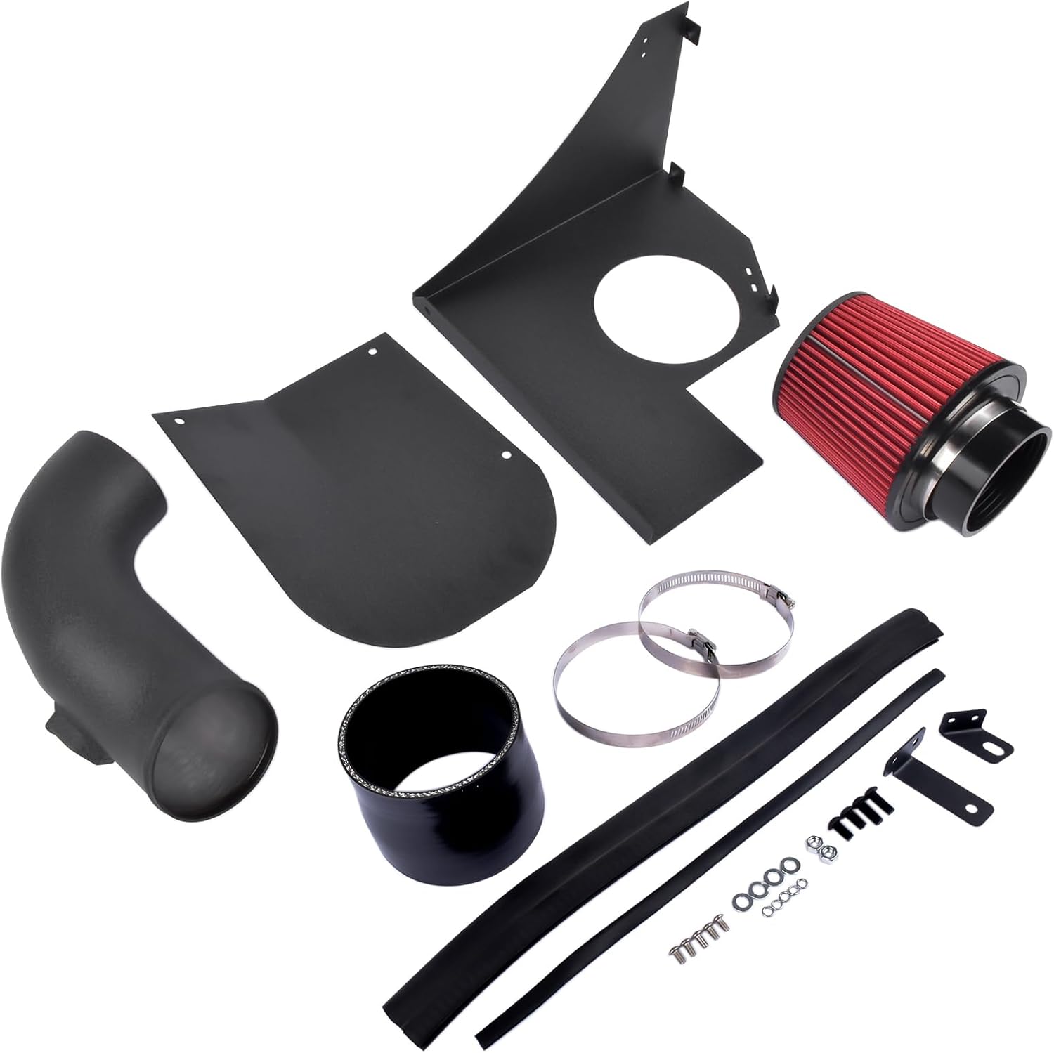 Black Cold Air Intake System Induction Replacement for BMW F3X B58 M140i/M240i/M340i/M440i F20 F22 F30 F32 3.0L 2016-UP#KD4192BK Mustrod