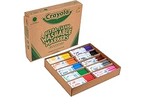 Crayola Ultra Clean Washable Markers Classpack: 200 Bulk Markers for Classrooms