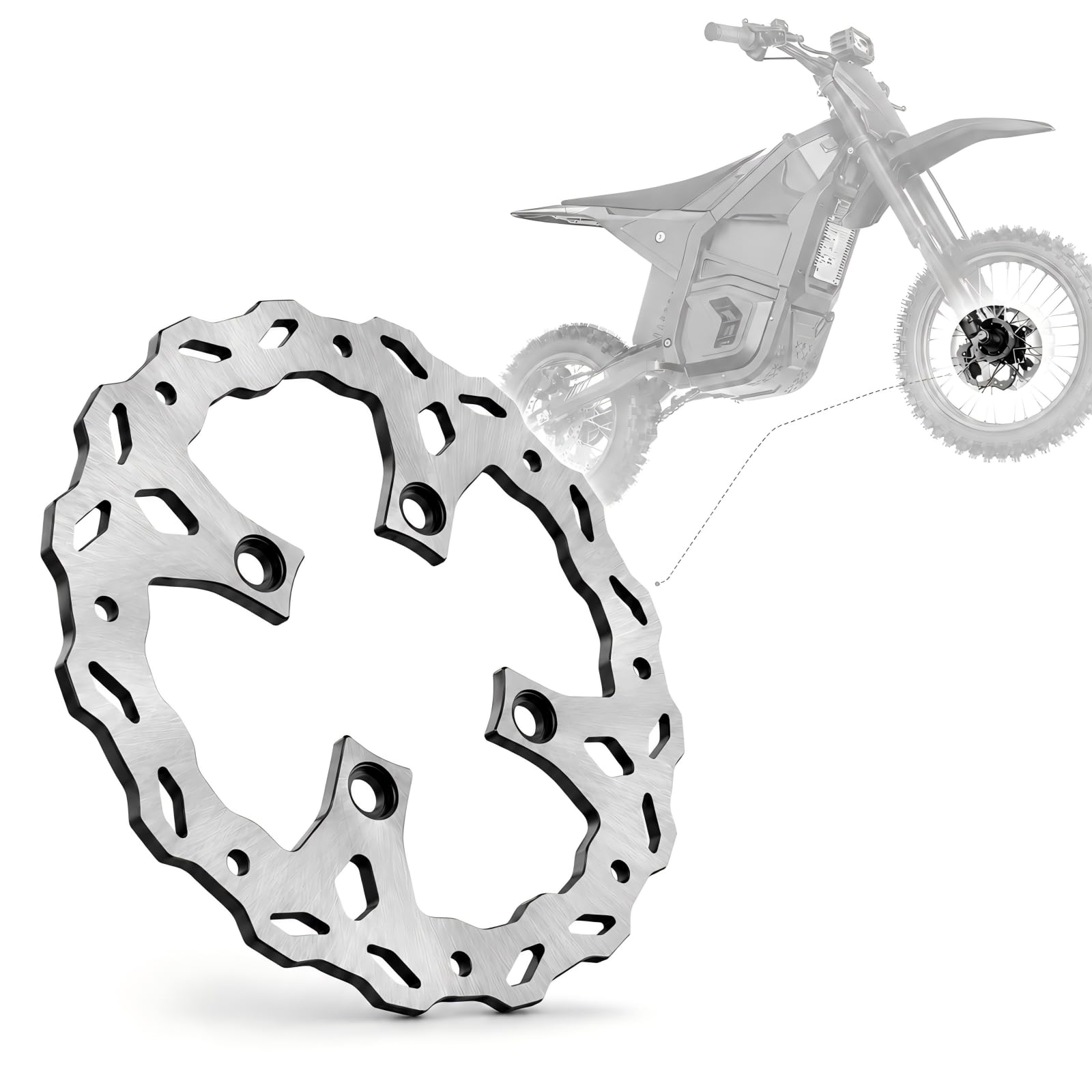 Photo 1 of Silutrcn Stainless Steel Front Brake Disc for Yozma IN10 Pro
