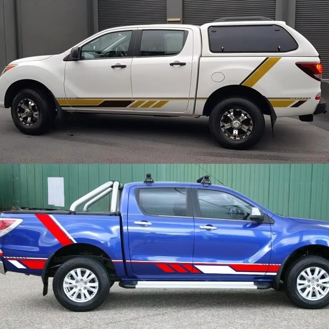 Akcesoria do dekoracji Mazda Bt50 Auto Tuning (czarno-szary)