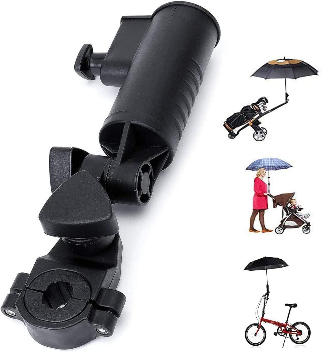 LM Sports Golf Push Cart Umbrella Holder, Adjustable Strong Golf Trolley Umbrella Holder - Image 6
