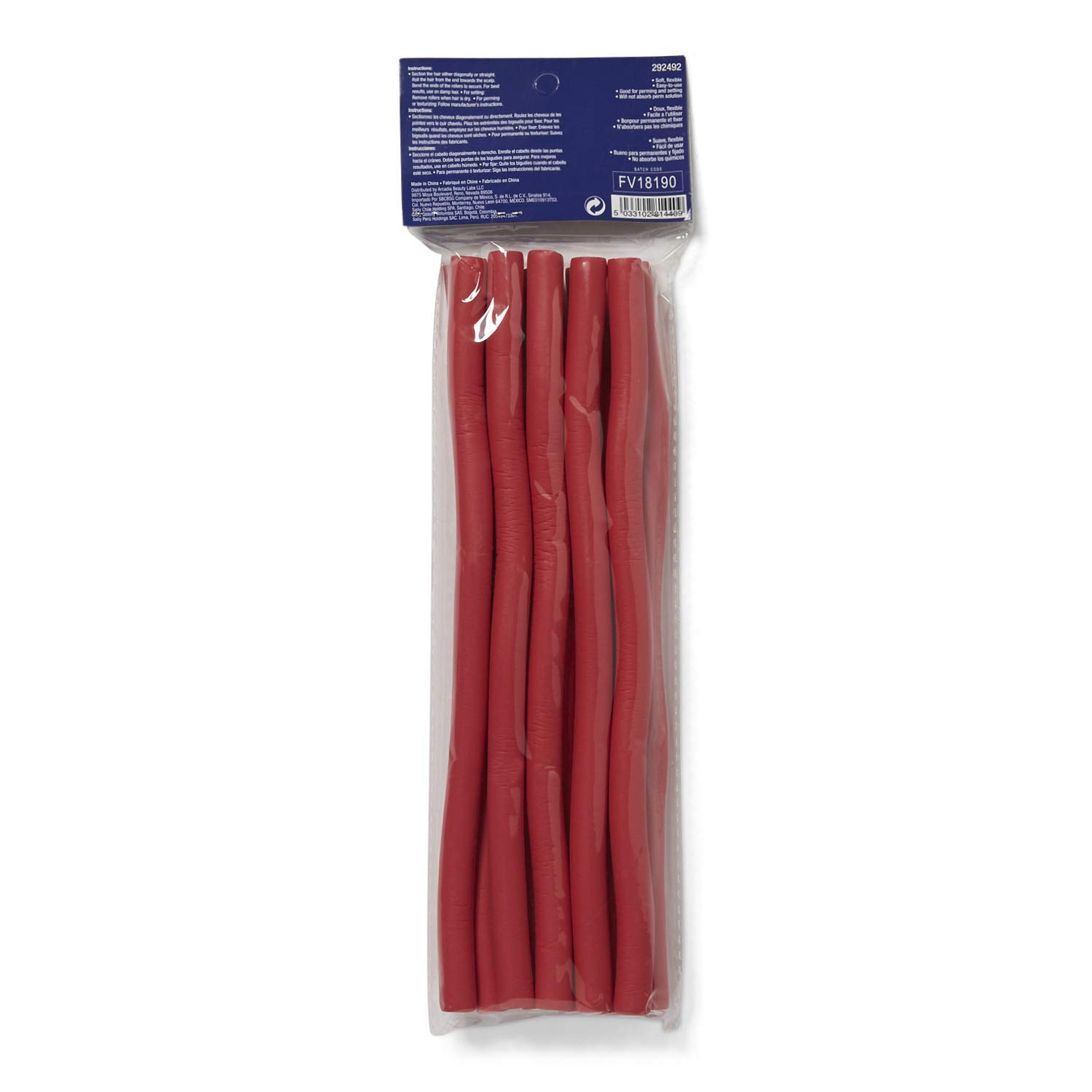 Salon Care Soft Rollers 10 Pack 1/2 INCH