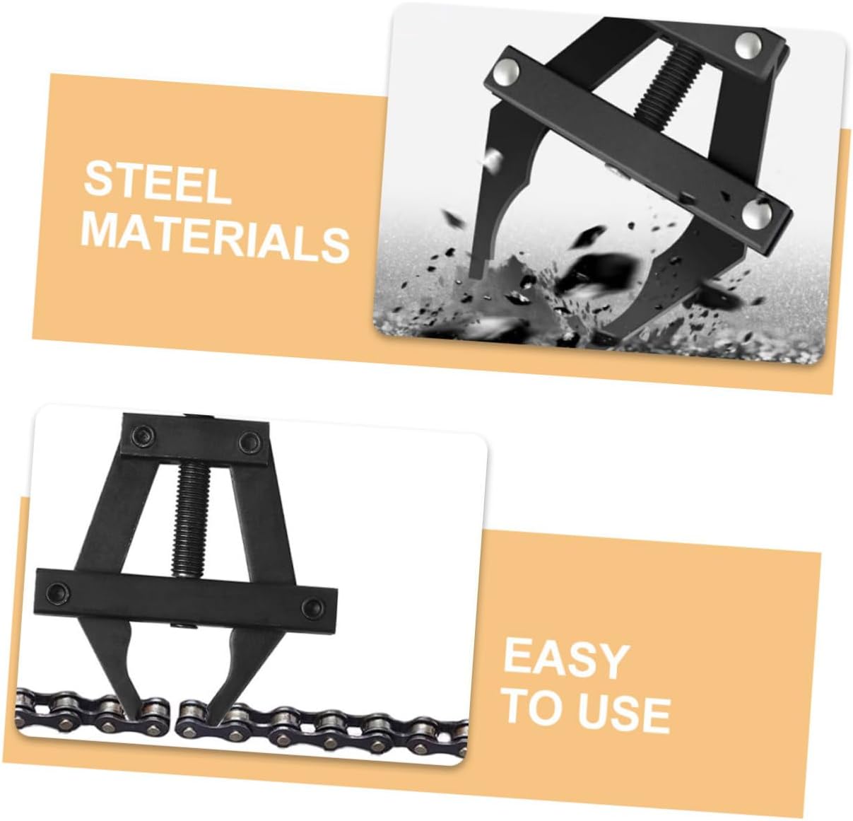 Chain Tightener Tool for Motorcycles Durable Motorcycle Chain Adjuster for Efficient Tightening and Removal Large