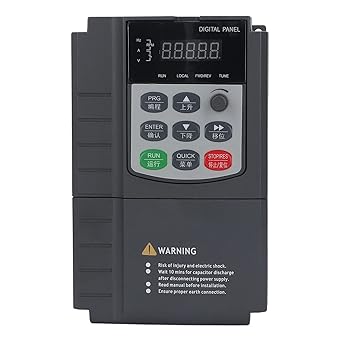 Variable Frequency Drive, Multi Control Motor Inverter Auto-Tuning 380V AC Fast Response Time for Food Machinery (2.2KW)