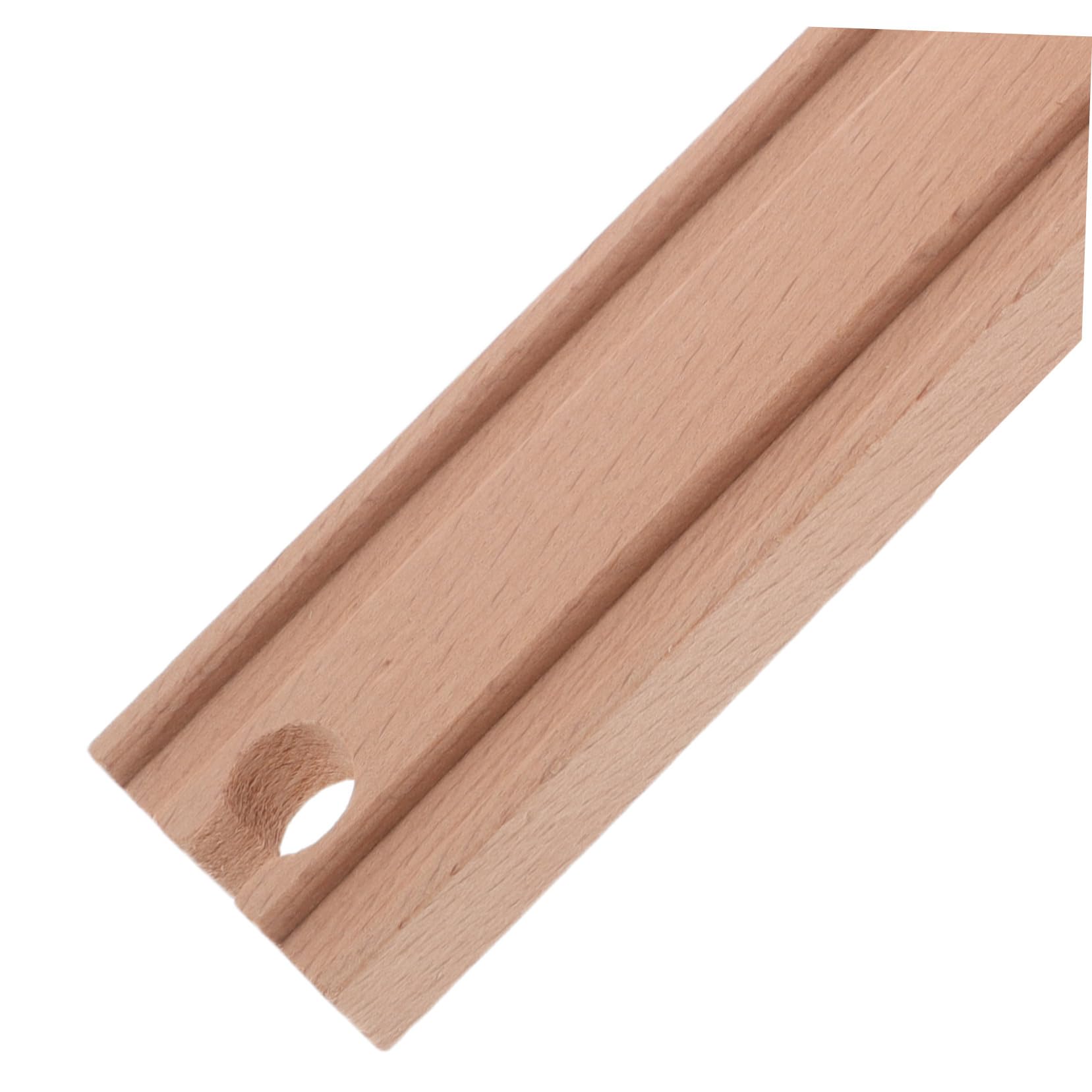 SUPVOX Espansione Binari Treno in Legno Gancio a Croce Binari Curvi e Dritti Accessori di Gioco per Trenini in Legno Compatibili con Treni