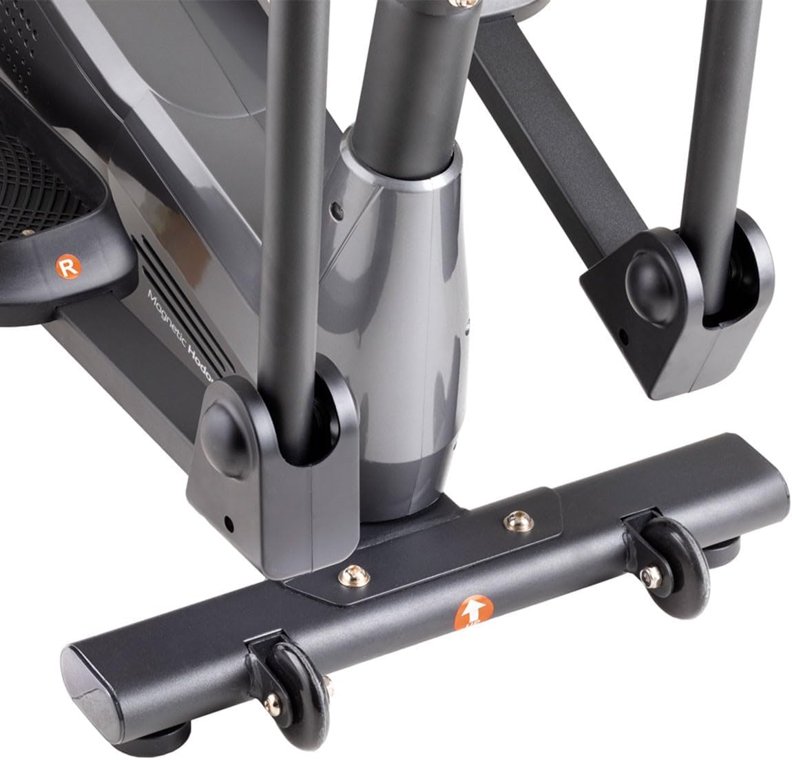 Side view of the inSPORTline elliptical trainer