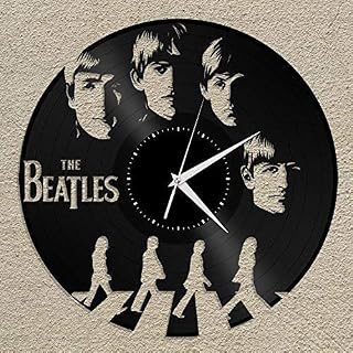 OOFOOFBB Horloge Murale Record Beatles – Horloge Murale en Vinyle Groupes de Musique et Musiciens Souvenir de Voyage sur… - Les Beatles, Paul McCartney, John Lennon, RIngo Starr, George Harrison OOFOOFBB Horloge Murale Record Beatles - Horloge Murale en Vinyle Groupes de Musique et Musiciens Souvenir de Voyage sur… – Image 2