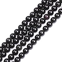 Vista 43 de GEM-Inside - Cuentas sueltas de ágata india natural de 0.157 pulgadas (0.157 in) con cuentas redondas de cristal energético para hacer joyas, 15