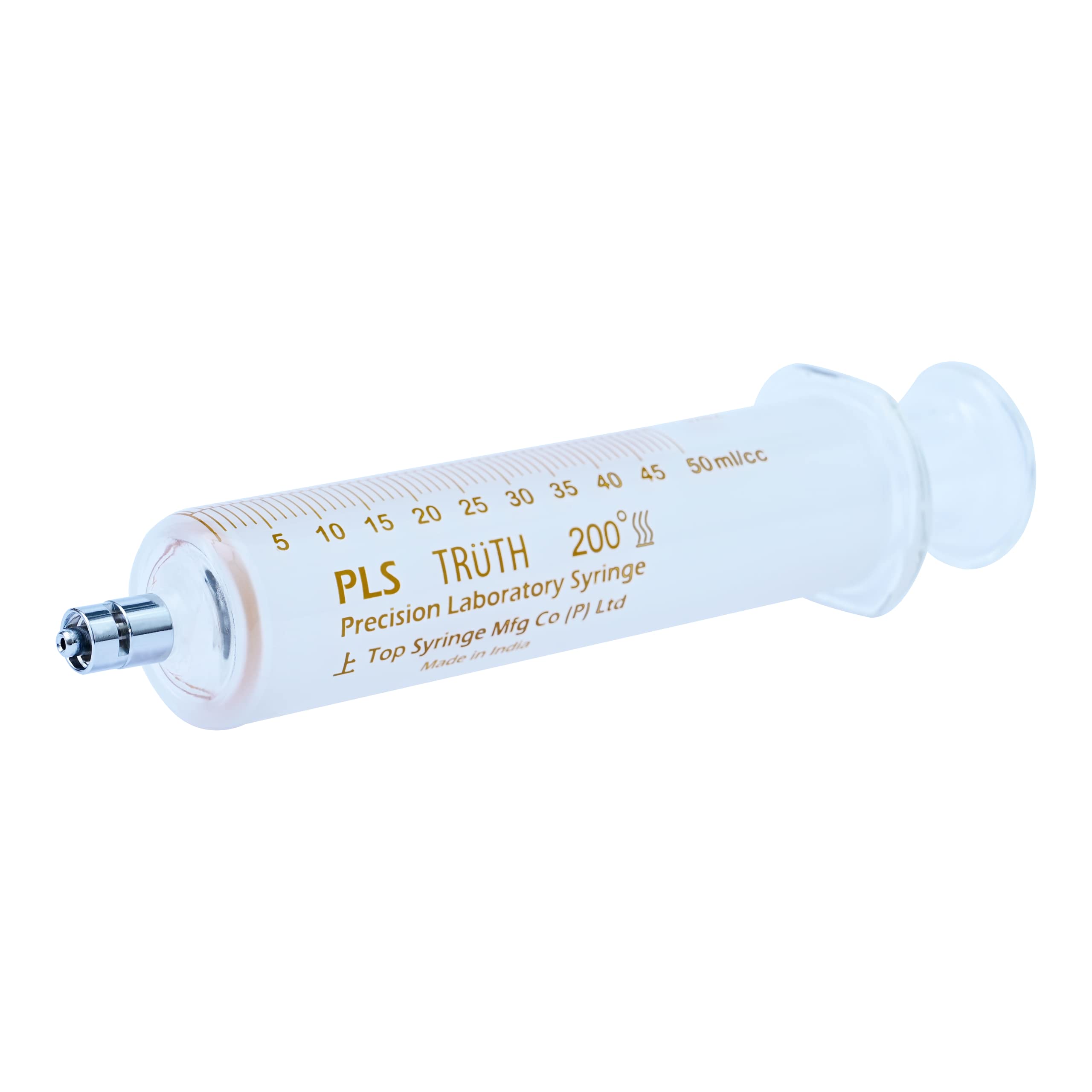 TRUTH 50 ML Numbered Glass Syringes Metal Luar Lock Tip (CL), Pack Of 100