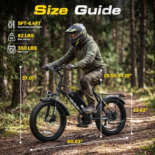 VARUN 1000W Peak Fat Tire Ebike