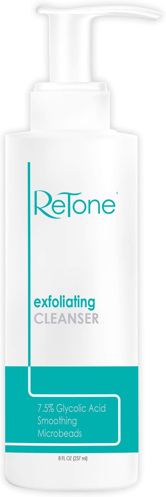 ReTone Keratosis Pilaris Exfoliating Body Cleanser Wash for KP treatment, Body Acne - Gentle Glycolic acid wash to exfoliate and soften rough, bumpy skin. (KP Wash)