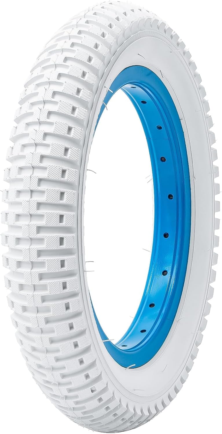 2-PCS 12.5" Bike Tires 12 1/2x2 1/4 (62-203) and 12/12.5 Bike Tubes Schrader Valve Compatible with 12 ½ x 2 ¼ 12.5x2.25 12 1/2 x 2 1/4 All-Terrain Directional Tread Kid Bike Bicycle Tires and Tubes