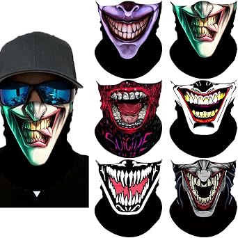 Neck Gaiter Mask,UV Protection Bandana Gator Face Cover Covering Mask,Tube Scarf,Neck Warmer Balaclava,Headband