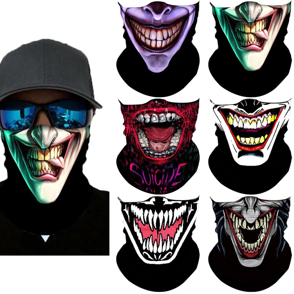 Neck Gaiter Mask,UV Protection Bandana Gator Face Cover Covering Mask,Tube Scarf,Neck Warmer Balaclava,Headband