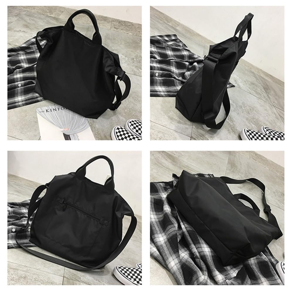 Borsa da Viaggio da Donna Borsa da yoga viaggio semplice for il tempo libero per i Viaggi Giornalieri(Schwarz)