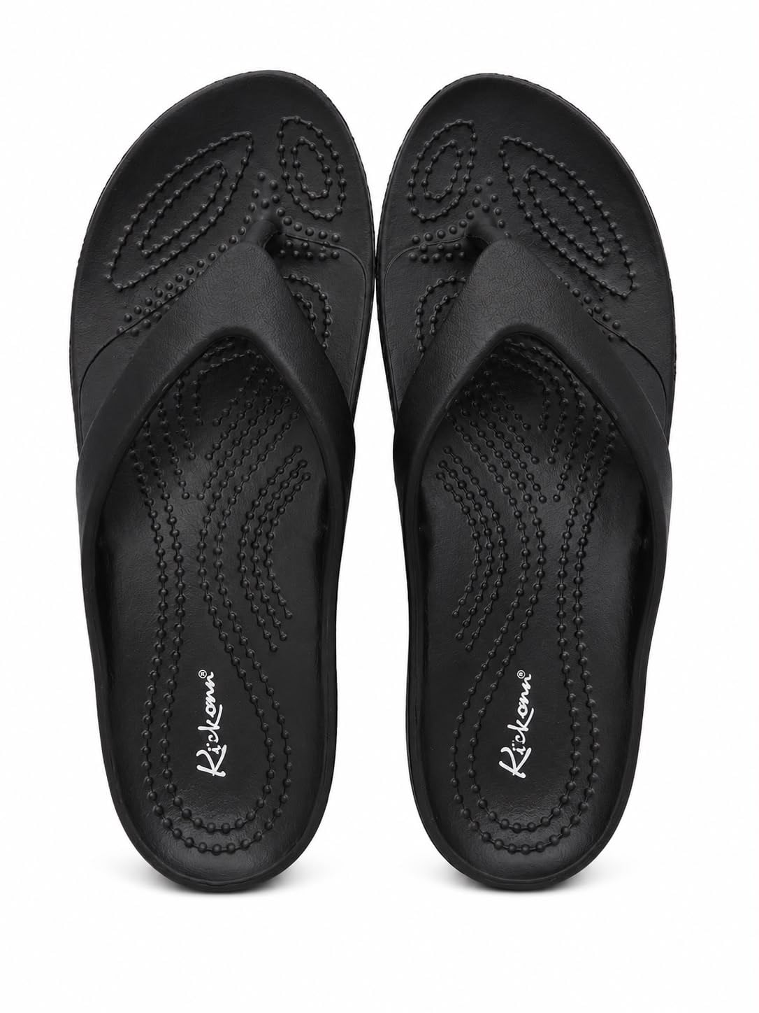 Women’s Lightweight Comfort Flip Flops | Soft Cushioned Thong Slippers | Anti-Slip Casual Daily Wear Bathroom Beach Sandals for Women & Girls IND-7-image-25