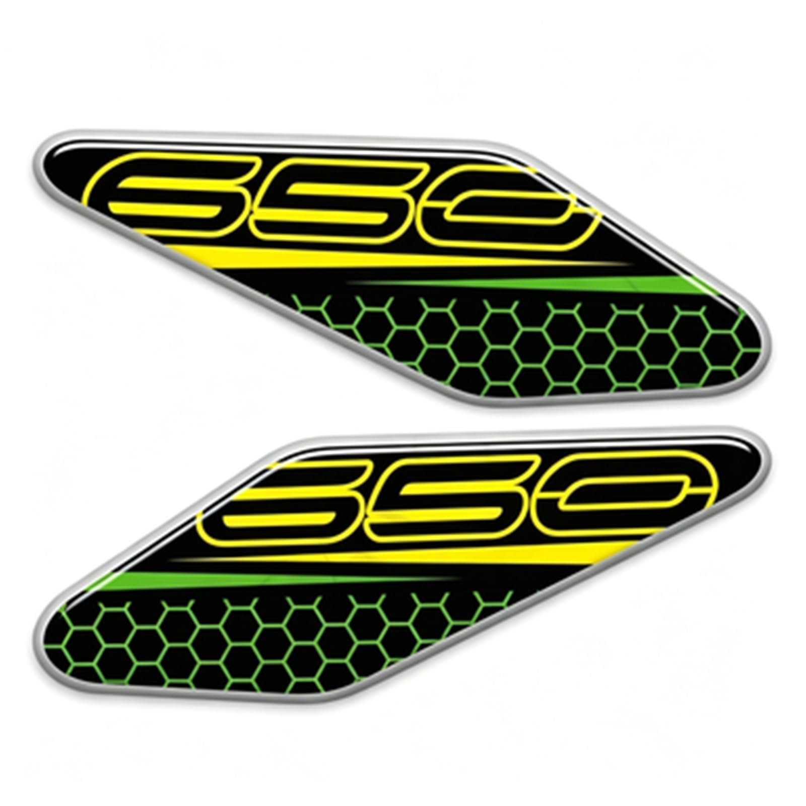 Motorcycle TankPad Stickers Kit Badge Protection Fairing for Kawasaki for Ninja 650 for Z Z650 for VERSYS 2018-2021 Tank Sticker(Color8)