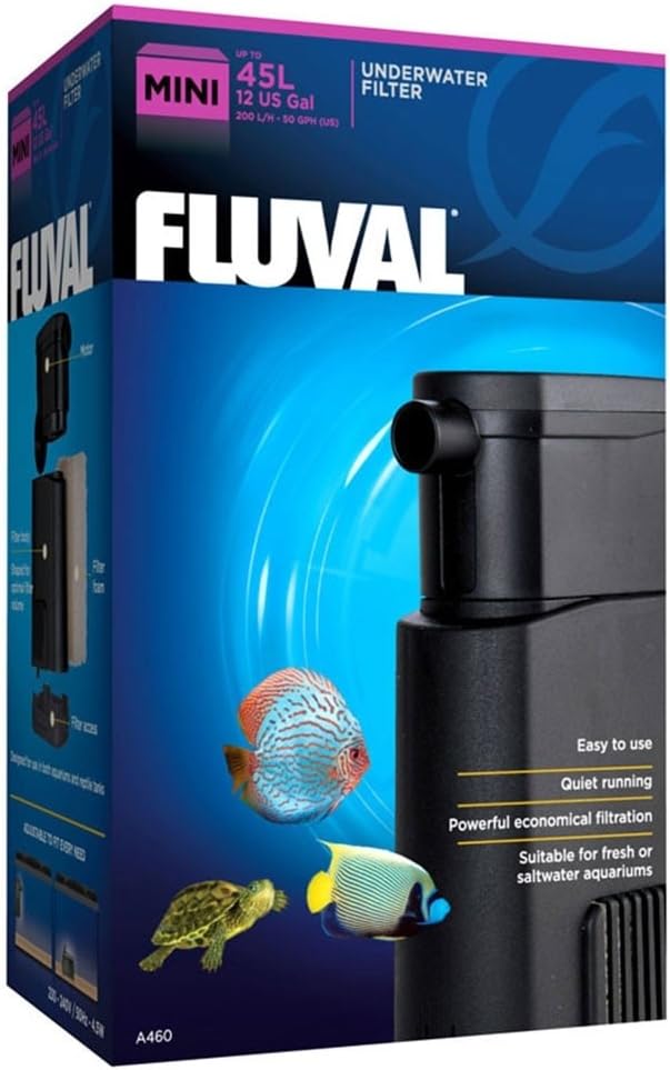 Fluval Mini Underwater Power Filter (One Size) (Black)