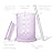 Olababy Silicone Training Cup with Straw Lid | Babies Water Drinking Cup | 6+ Mo Infant To 12-18 Months Toddler | Sippy Cup For Kids & Smoothie Cup | Baby Led Weaning (Lilac, 5 oz)