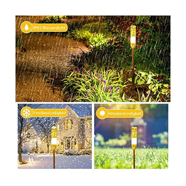 Verlängerungsleuchte B-right 3er Set Gartenleuchte mit Erdspieß, warmweiß,Gartenbeleuchtung, Landschaftslicht… – Bild 7