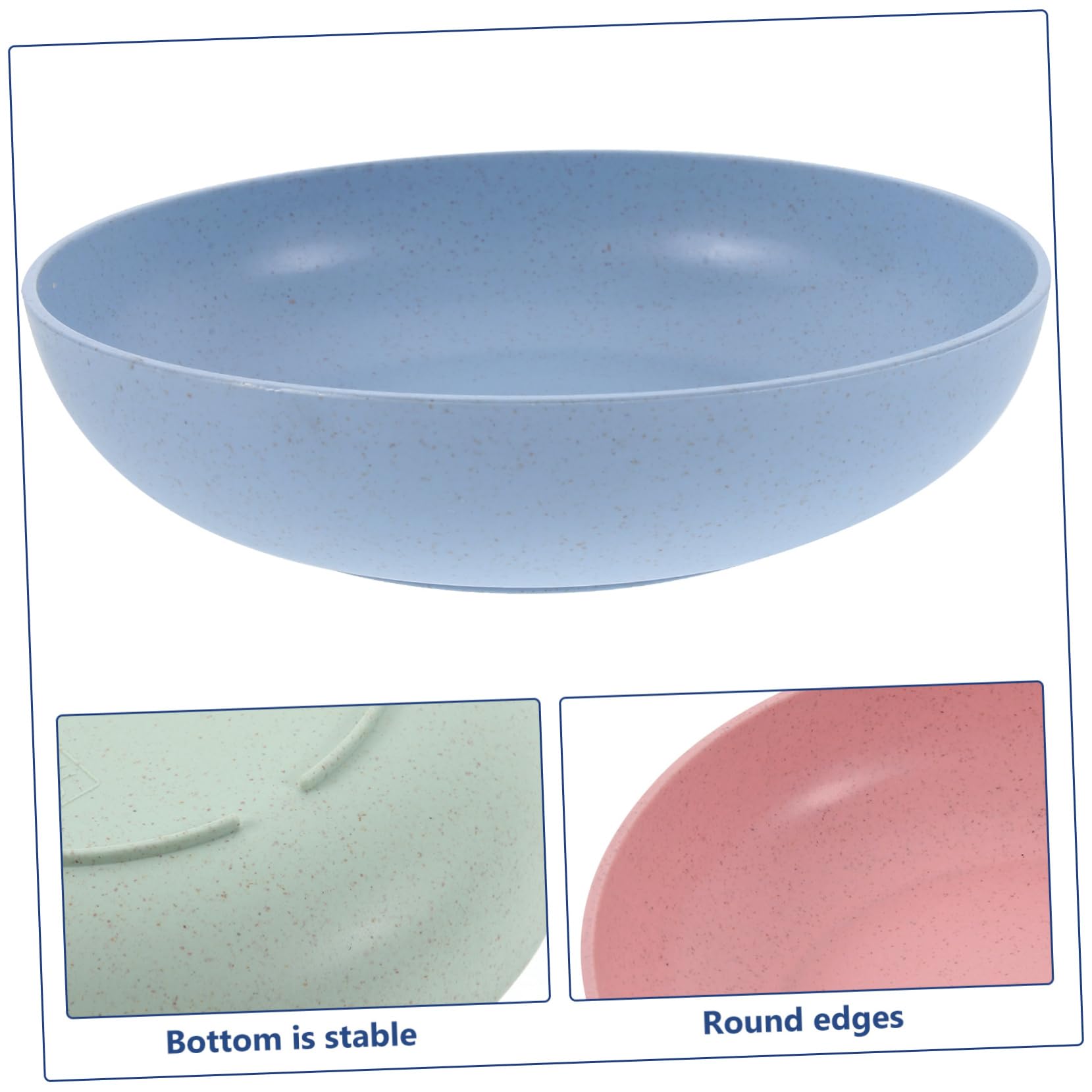 BESPORTBLE 6Pcs Cat Bowls Practical Plastic Bowls for Cats Dishwasher Safe Designed for Legged Breeds Reducing Whisker Fatigue for Mealtime at Home