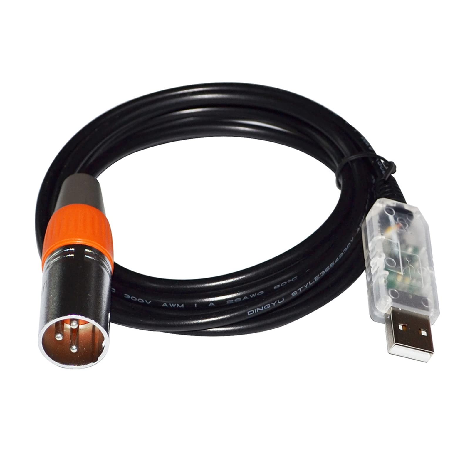 FT232RL USB na XLR 3PIN męski adapter konwerter RS485 kabel szeregowy pasuje do urządzenia do przetwarzania audio DPA-A DPA240P DPA260P (5 m, kolor A)