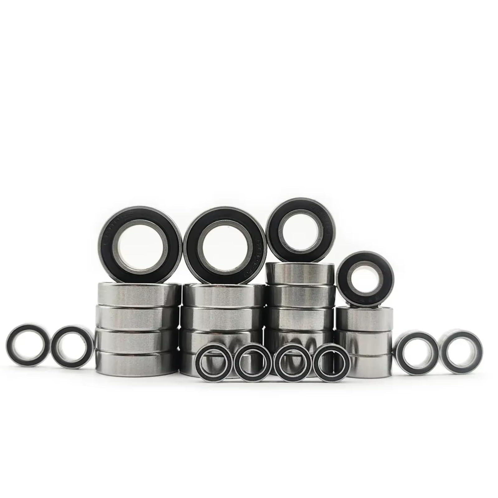 Für Traxxas Für Sledge 4x4 1/8 28 Teiliges Kugellager Set Mit Tiefen Rillen Chromstahl Schwarzem Gummi Abgedichtet Vorgefettet Off Orad Truck RC Car RC Lagerteile