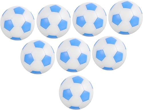 ibasenice 8 Uds. Accesorios de fútbol de mesa, bolas de juego de escritorio, bolas de fútbol de mesa reemplazables, pelotas de fútbol de mesa, bolas