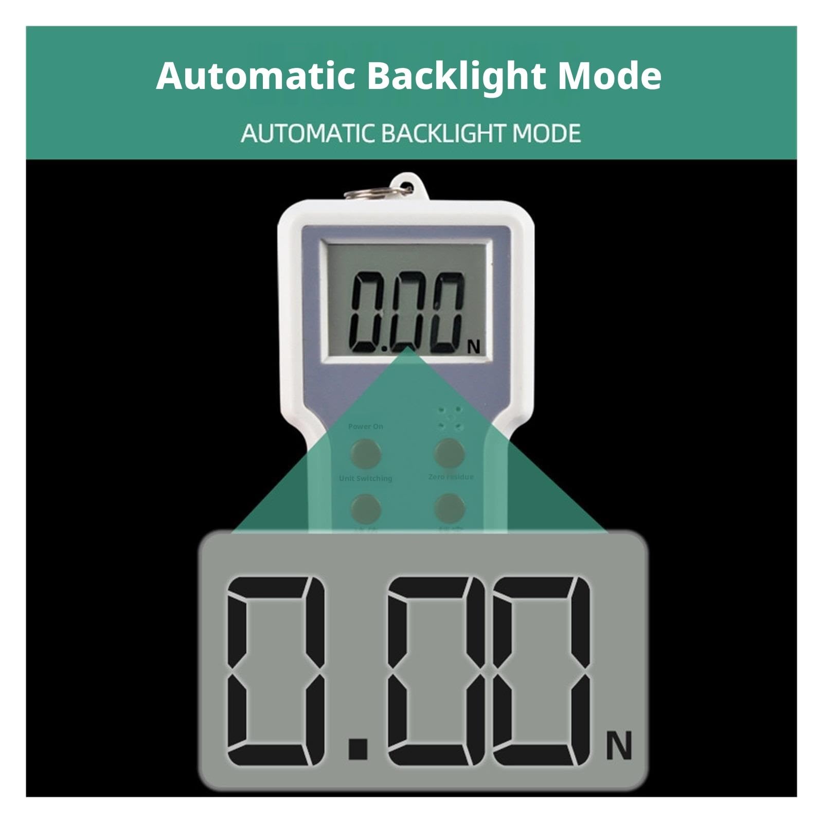 Misuratore di forza, Tester digitale per strumenti didattici dimostrativi del dinamometro(0~5N)