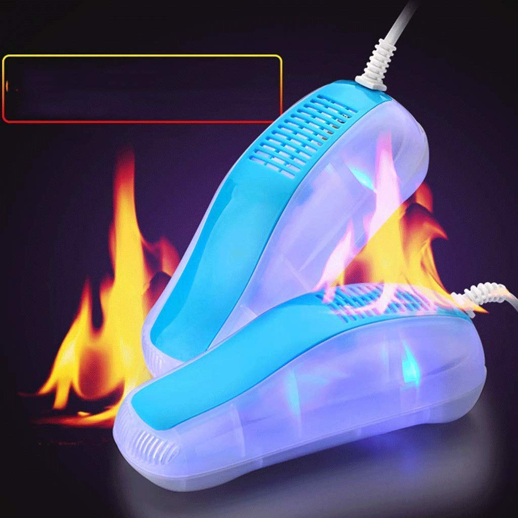 MU Sèche-Chaussures Portables Chaussures Chauffeuse Désodorisant Désodorisateur Chaussures Chaudes Sèche-Cheveux Réchauffeur Pour Chaussures, Gants, Chapeaux, Chaussettes, Sèche-Chaussures de Ski,Ble