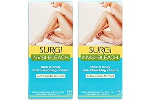 Amal Bleaching Kit for Men: Surgi Invisi-Bleach Face & Body Hair Bleaching Cream
